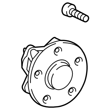 Lexus 43550-24011 Front Axle Hub Sub-Assembly, Left