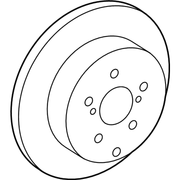 Lexus 42431-48090 Disc, Rear