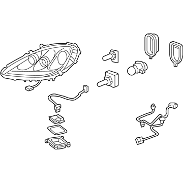 GM 20789683 HEADLAMP, Capsule/Headlamp/Fog Lamp