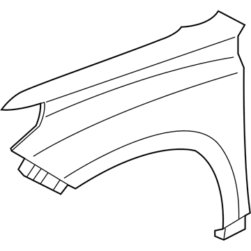 Lexus 53811-60C80 Panel, Front Fender, RH