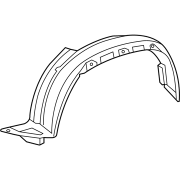 Lexus 53806-60071 Shield Sub-Assembly, FEN