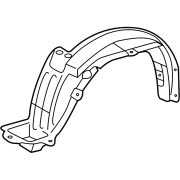 Toyota 53875-35100 Fender Liner