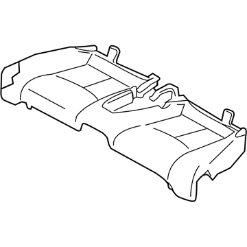 Infiniti 88300-JJ60E Cushion Assembly Rear Seat