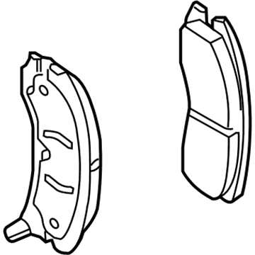 GM 89047725 Front Pads