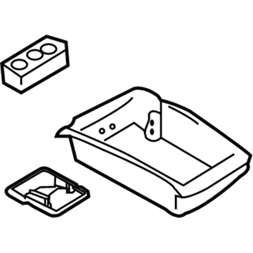 Ford 7A1Z-7806202-A Console Panel