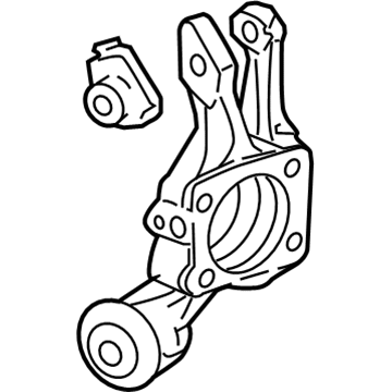 Acura 52215-TX6-A01 Knuckle, Left Rear
