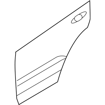 Hyundai 77121-2B020 Panel-Rear Door Outer, RH