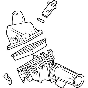 Ford 6E5Z-9600-GA Air Cleaner Assembly