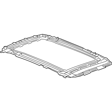 GM 84637398 Sunroof Frame