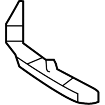 Toyota 53851-21020 Fender Liner Pad