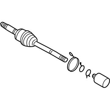 Kia 0K52Y22610 Joint Set-Outer, LH