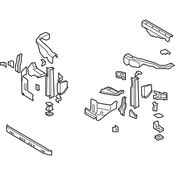 Lexus 53201-60271 Support Sub-Assy, Radiator