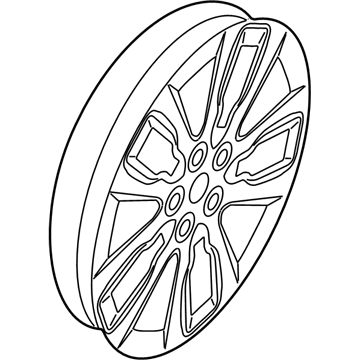 Kia 529102P285 Wheel Assembly-Aluminum