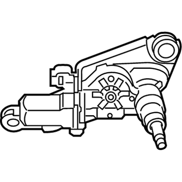 Mopar 55079213AB Motor-LIFTGATE WIPER