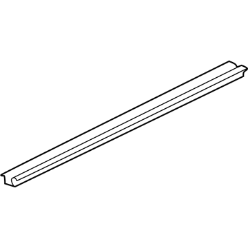 Honda 72375-S5A-003 Weatherstrip, L. FR. Door (Inner)