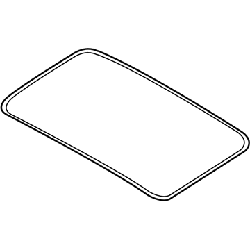 BMW 54-10-8-036-477 Border, Slide/Tilt Sunroof