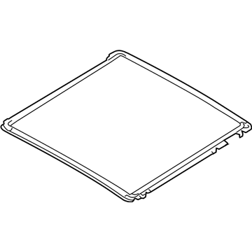 BMW 54-13-7-145-920 Frame Sliding-Lifting Roof Complete