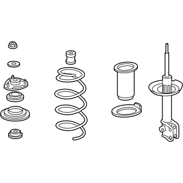 Honda 51601-SJC-A06 Shock Absorber Assembly, Right Front