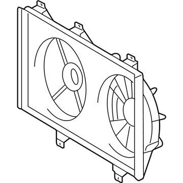 Toyota 16711-31250 Fan Shroud