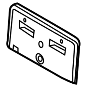 Ford CM5Z-17A385-AA License Bracket