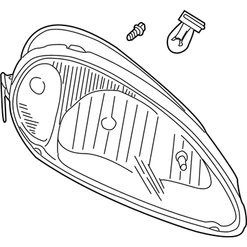 Mopar 5288765AI Headlamp Assembly