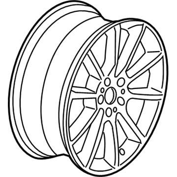 BMW 36-11-6-796-250 Light Alloy Disc Wheel Reflexsilber