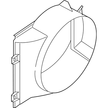 Mopar 52028998AE SHROUD-SHROUD-Radiator