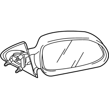 Mopar 55154846AE Passenger Side Mirror Outside Rear View