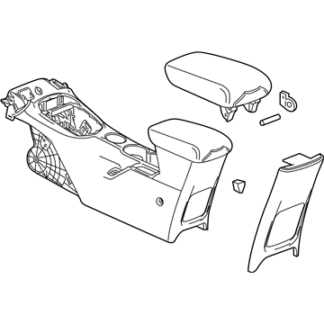 GM 84154125 Console Assembly