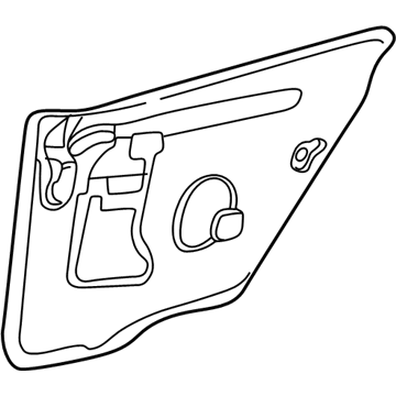 Mopar 4780248AB Shield-Rear Door