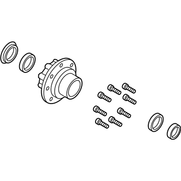 Ford HC3Z-1109-B Rear Hub & Bearing