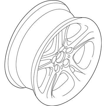 BMW 36-11-1-096-197 Light Alloy Rim