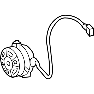 GM 19204397 Motor, Engine Coolant Fan