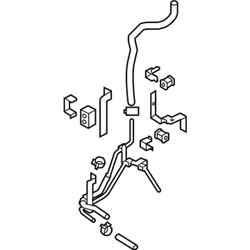 Infiniti 49721-1MA0A Power Steering Hose & Tube Assembly