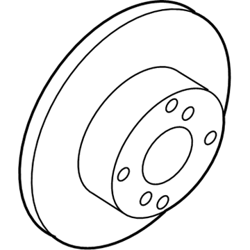 Nissan 43206-7Y000 Rotor-Disc Brake, Rear