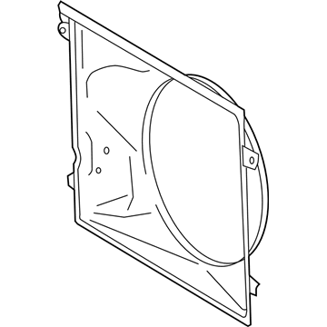 Toyota 16711-50170 Fan Shroud