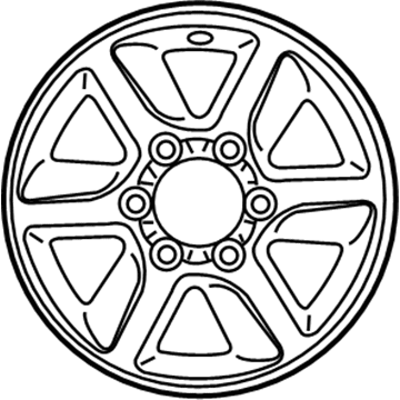 Toyota 42611-AF100 Wheel, Alloy