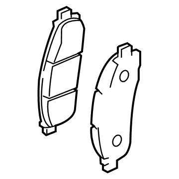Nissan D1060-3LM0A Front Brake Pads Kit