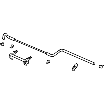 GM 22733960 Radiator Surge Tank Air Bleed Hose Assembly