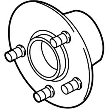 Mopar 4766771AD Hub&Bearing-Brake