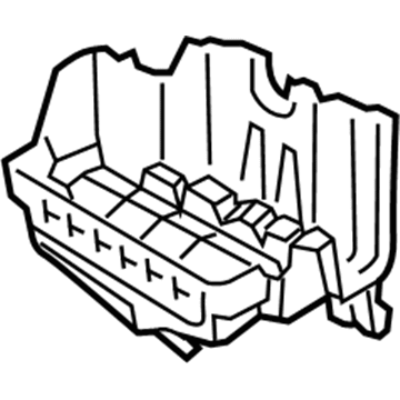 Hyundai 97137-G3000 Case-Heater & Evaporator, Lower