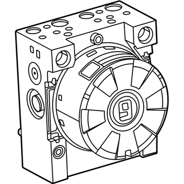 Mopar 68354154AA Anti-Lock Brake Control Unit