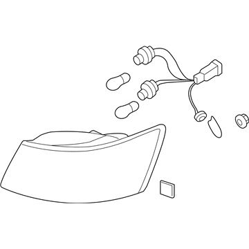 Hyundai 92402-0A500 Lamp Assembly-Rear Combination Outside, RH