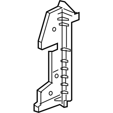 Hyundai 29134-C2000 Air Guard, Right