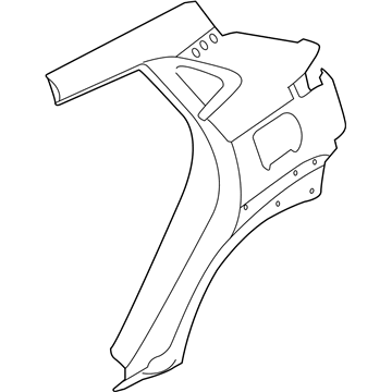 Hyundai 71504-J9C00 Panel Assembly-Quarter Outer, RH