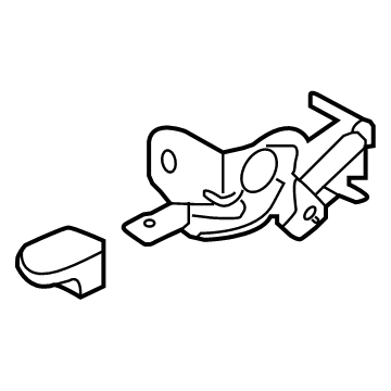 Hyundai 81570-22002 Handle Assembly-Fuel Filler Door