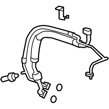 GM 19130411 Front AC Hose