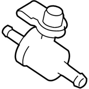 Nissan 14939-1KC0A Valve Assembly-EVAPO, Service Port