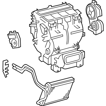 Toyota 87050-0E080 Evaporator Assembly