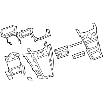 GM 23103203 Dash Control Unit